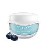 DOT & KEY 72Hr Hydrating Gel + Probiotics Moisturizer For Face With Hyaluronic Acid, Kombucha & Rice Water Lightweight Gel Oil Free Moisturizer | For Oily, Dull & Uneven Skin Tone I For All Skin Types