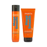 Matrix Mega Smooth Shampoo and Conditioner Combo with Shea Butter |Max Smoothness for 4 Days | Used by 1 Lakh Hairstylists* | For All Hair Types | Paraben Free