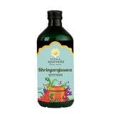 Kerala Ayurveda Bhringarajasava | Ayurvedic Hair Growth Tonic & Hair Fall Control | Herbal Oral Tonic with Bhringraj for Scalp Nourishment & Natural Shine | 450 ml
