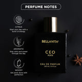 Bella Vita Luxury  Long Lasting CEO MAN Perfume 100ml
