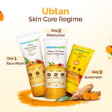 Mamaearth Ubtan Natural Glow Face Wash | Turmeric & Saffron | For Tan Removal & Skin Brightening | SLS & Paraben Free | 100ml
