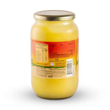 Organic India Pure Cow Ghee, 1 L | Labs Tested on 250+ Parameters | Certified Organic | Glass Bottle | Sourced from Organically Fed Cows | Authentic Taste, Rich in Healthy Fat