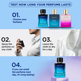 Bella Vita Luxury Men Ocean Aquatic Eau De Parfum With Marine, Orchid & Musk|Long Lasting Fresh Citrusy & Woody Edp Fragrance Scent Liquid Perfume,100 Ml