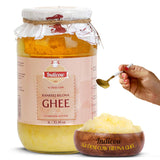 Indicow Foods Kankrej Bilona A2 Cow Ghee 1L | Bilona Method | Grass Fed, Hand Churned, 100% Pure and Preservative Free…