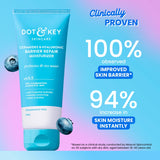 Dot & Key Barrier Repair Moisturizer For Normal, Dry, Combination & Sensitive Skin | 120 Hrs Moisturization, With 5 Ceramides & Hyaluronic | Repairs Damaged Skin Barrier, Non-Comedogenic