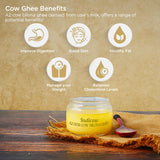 Indicow Foods Kankrej Bilona A2 Cow Ghee 1L | Bilona Method | Grass Fed, Hand Churned, 100% Pure and Preservative Free…