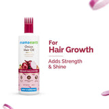 Mamaearth Onion Hair Oil With Onion & Redensyl For Hair Fall Control